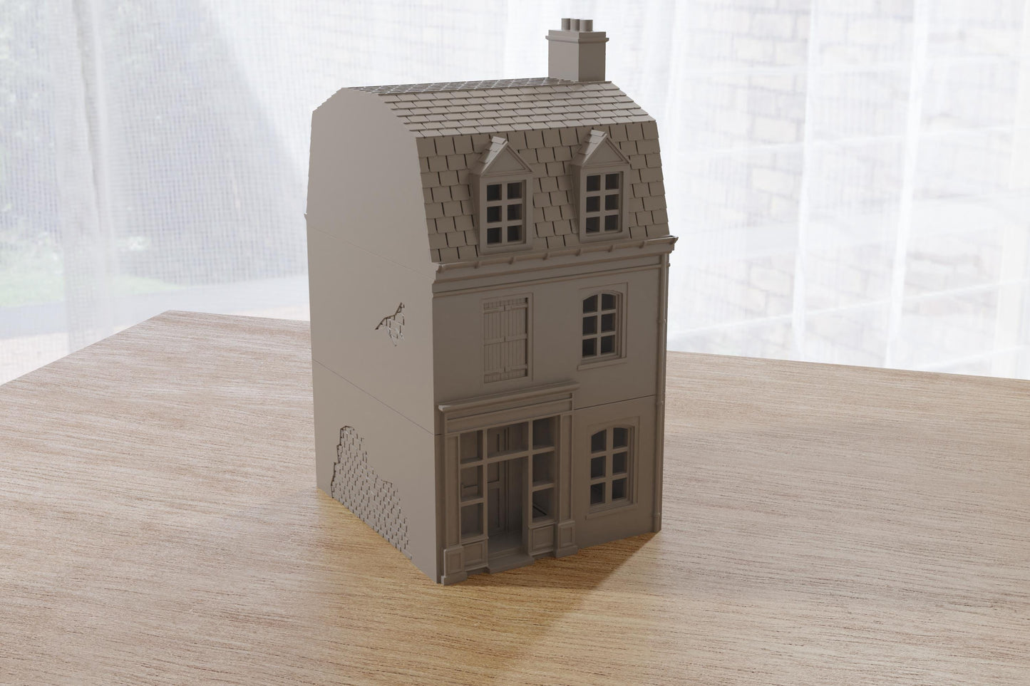 Wargaming Terrain WWII Sainte Mere Eglise French House 4 Various Scales Historical Wargaming (US tariffs are pre-paid by us)