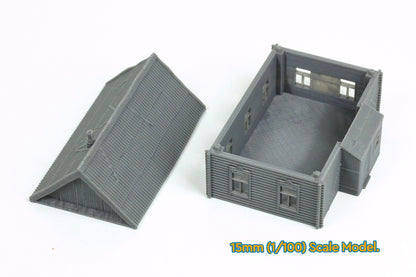 Wargaming Terrain WWII Soviet Izba Eastern European House Various Scales Historical Wargaming (US tariffs are pre-paid by us)
