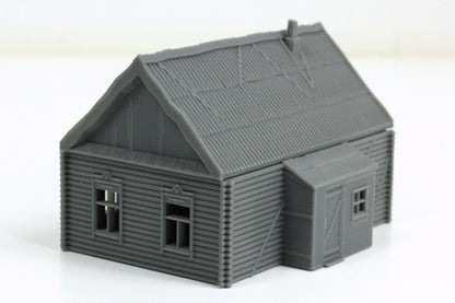 Wargaming Terrain WWII Soviet Izba Eastern European House Various Scales Historical Wargaming (US tariffs are pre-paid by us)