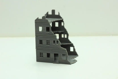Wargaming Terrain WWII Stalingrad Ruined House 1 Various Scales Historical Wargaming (US tariffs are pre-paid by us)