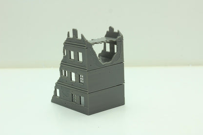 Wargaming Terrain WWII Stalingrad Ruined House 1 Various Scales Historical Wargaming (US tariffs are pre-paid by us)