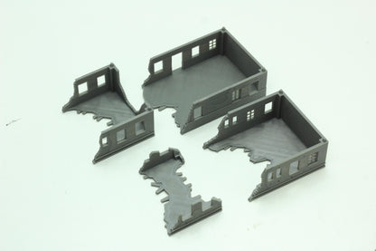 Wargaming Terrain WWII Stalingrad Ruined House 1 Various Scales Historical Wargaming (US tariffs are pre-paid by us)