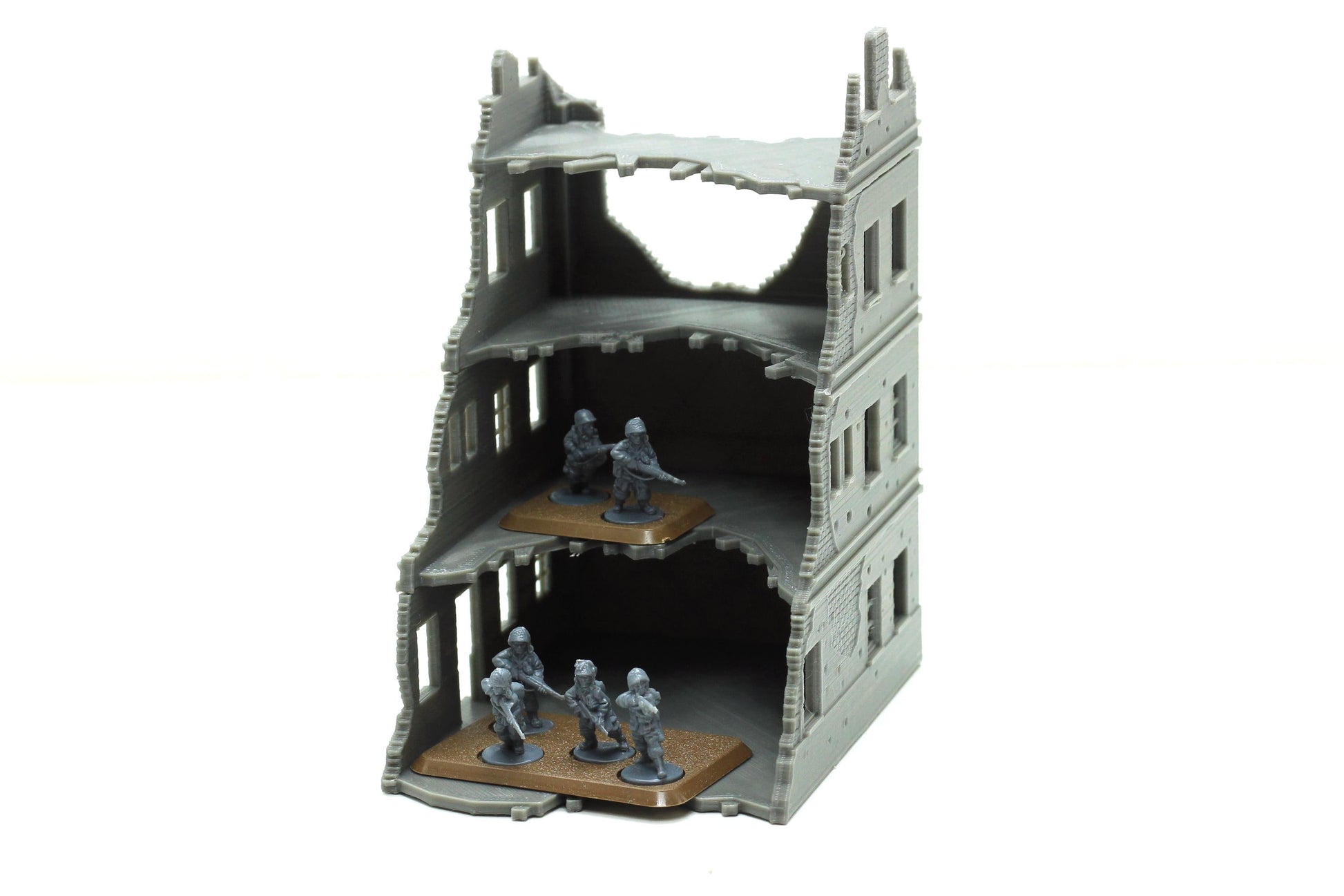 Wargaming Terrain WWII Stalingrad Ruined House 1 Various Scales Historical Wargaming (US tariffs are pre-paid by us)