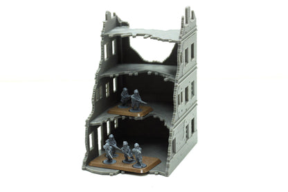 Wargaming Terrain WWII Stalingrad Ruined House 1 Various Scales Historical Wargaming (US tariffs are pre-paid by us)