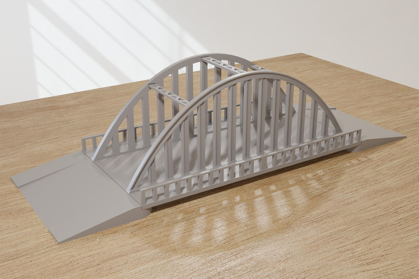 Wargaming Terrain Interlocking Steel Arch Bridge (1 arch segment) Various Scales Historical Wargaming Modern (US tariffs are pre-paid by us)