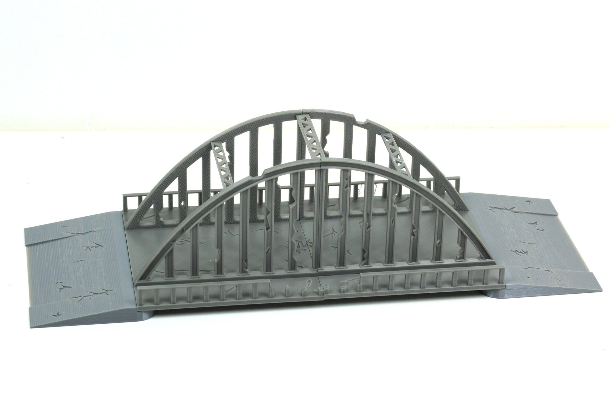 Wargaming Terrain Interlocking Steel Arch Bridge (1 arch segment) Various Scales Historical Wargaming Modern (US tariffs are pre-paid by us)