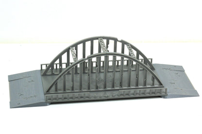 Wargaming Terrain Interlocking Steel Arch Bridge (1 arch segment) Various Scales Historical Wargaming Modern (US tariffs are pre-paid by us)