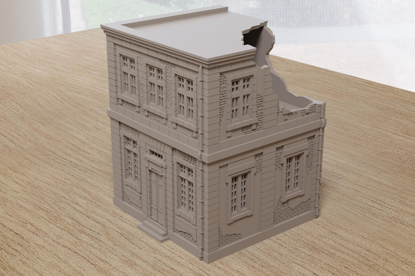 Wargaming Terrain WWII Normandy Bank Building (1 model) Various Scales Historical Wargaming (US tariffs are pre-paid by us)