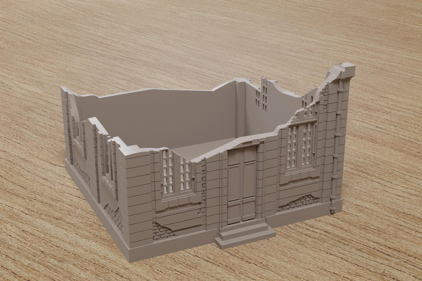 Wargaming Terrain WWII Normandy Bank Building (1 model) Various Scales Historical Wargaming (US tariffs are pre-paid by us)