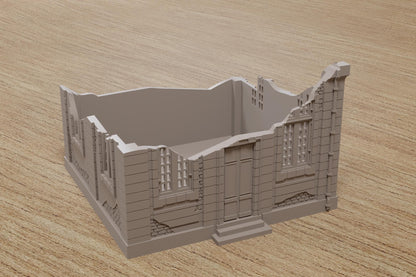 Wargaming Terrain WWII Normandy Bank Building (1 model) Various Scales Historical Wargaming (US tariffs are pre-paid by us)
