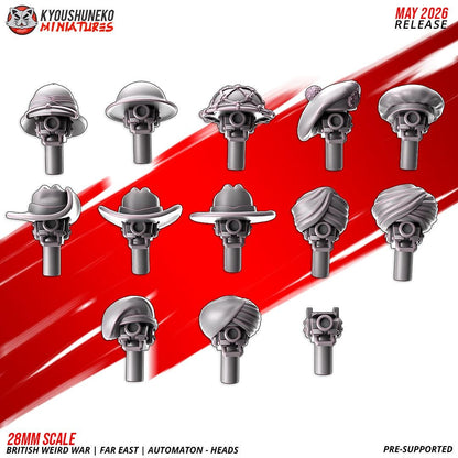 Weird War British Far East Automaton HMG Squad (6 models)