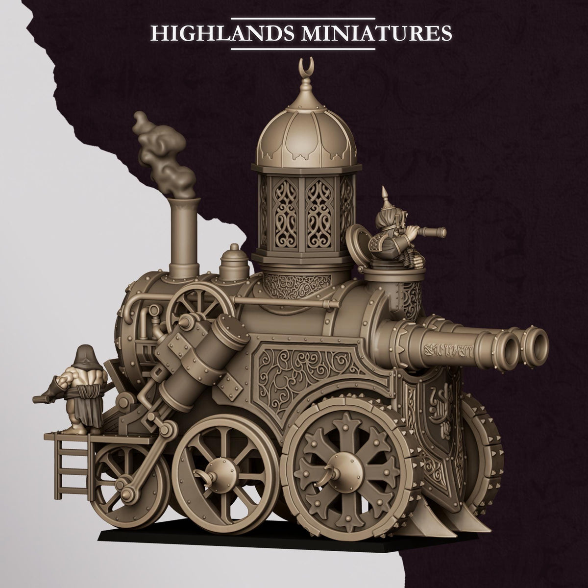 Marduk Iron Engine Tank Highland Miniatures War Machine Various Scales