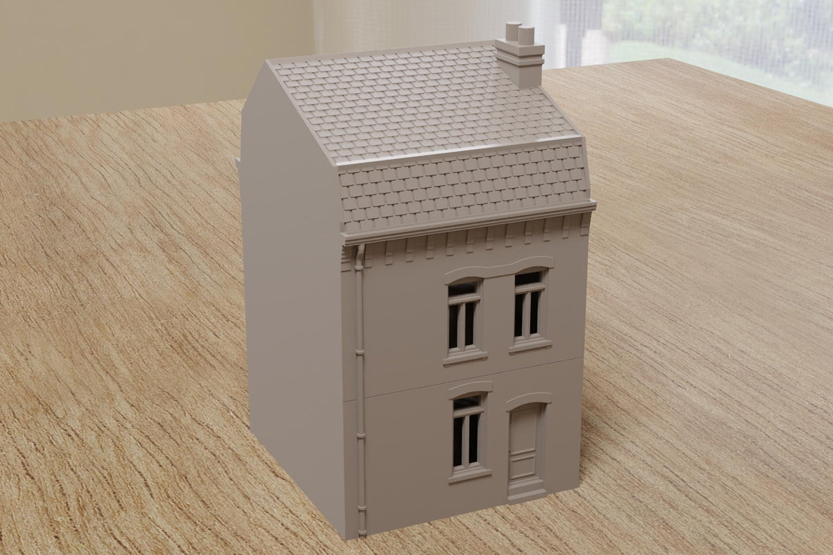 Wargaming Terrain WWII Dunkirk Row House 1 Various Scales Historical Wargaming