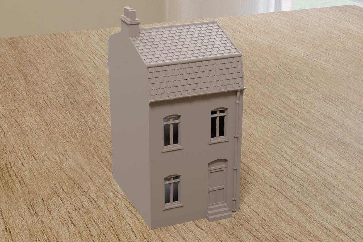 Wargaming Terrain WWII Dunkirk Row House 3 Various Scales Historical Wargaming