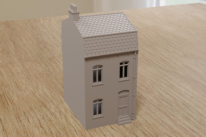Wargaming Terrain WWII Dunkirk Row House 3 Various Scales Historical Wargaming