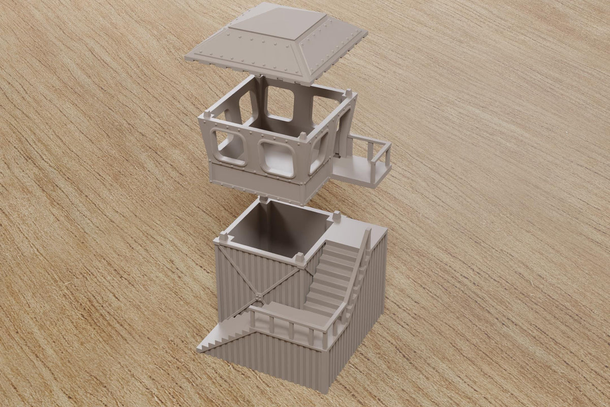 Wargaming Terrain Modern NATO Watch Tower Various Scales Historical Wargaming
