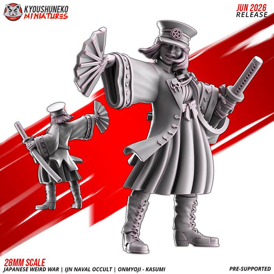Weird War Naval Occult Officer Kasumi (1 models) Various Scales SF Wargaming