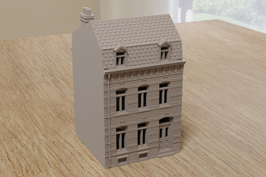 Wargaming Terrain WWII Dunkirk Row House 1 Various Scales Historical Wargaming