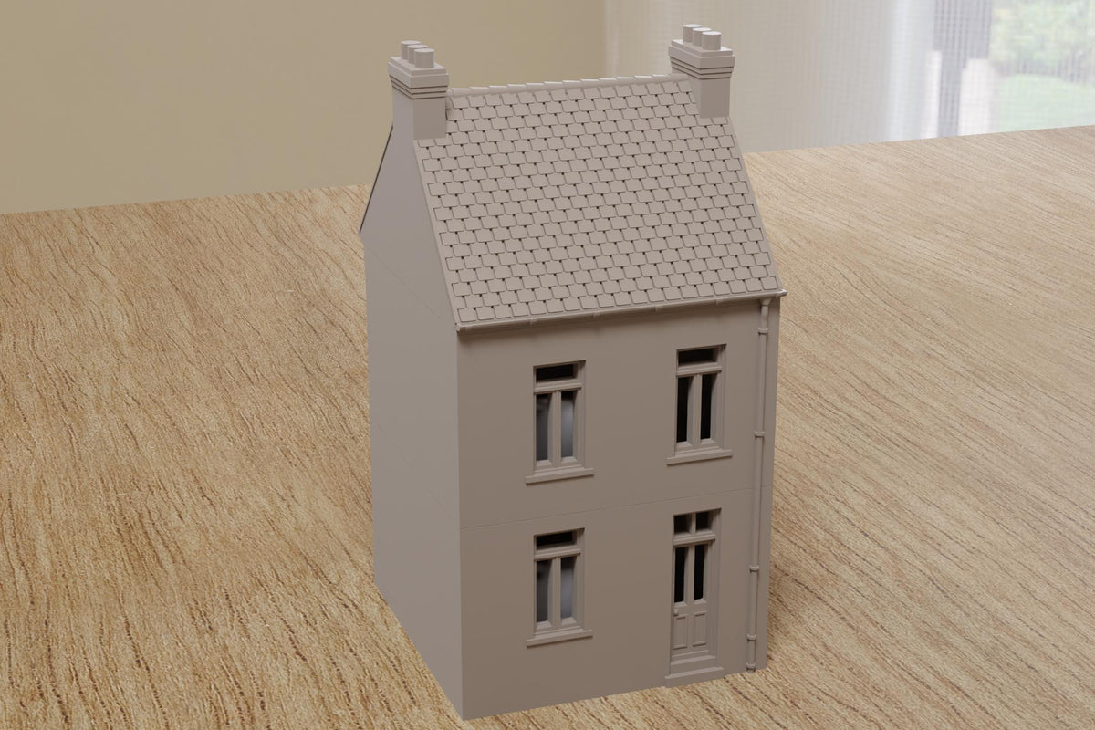 Wargaming Terrain WWII Dunkirk Row House 2 Various Scales Historical Wargaming