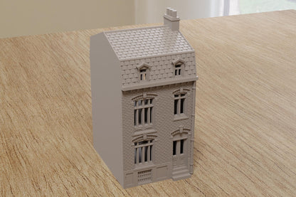 Wargaming Terrain WWII Dunkirk Row House 3 Various Scales Historical Wargaming
