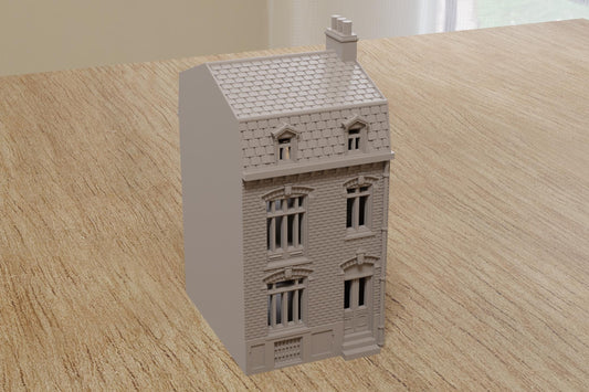 Wargaming Terrain WWII Dunkirk Row House 3 Various Scales Historical Wargaming
