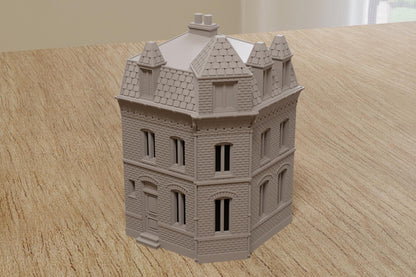 Wargaming Terrain WWII Dunkirk Row House 4 Various Scales Historical Wargaming