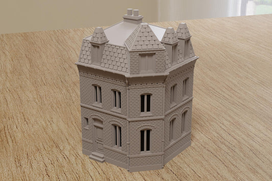 Wargaming Terrain WWII Dunkirk Row House 4 Various Scales Historical Wargaming
