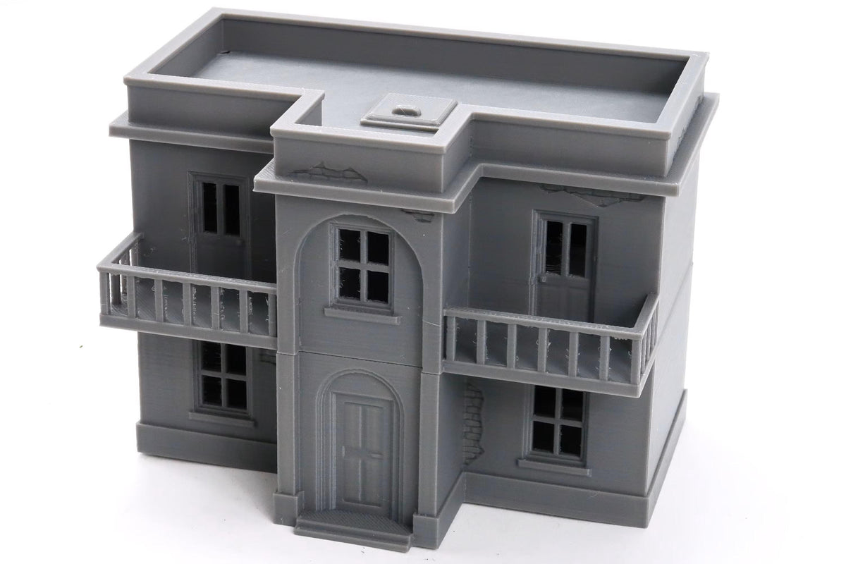 Wargaming Terrain WWII Tobruk Hotel and HQ Various Scales Historical Wargaming