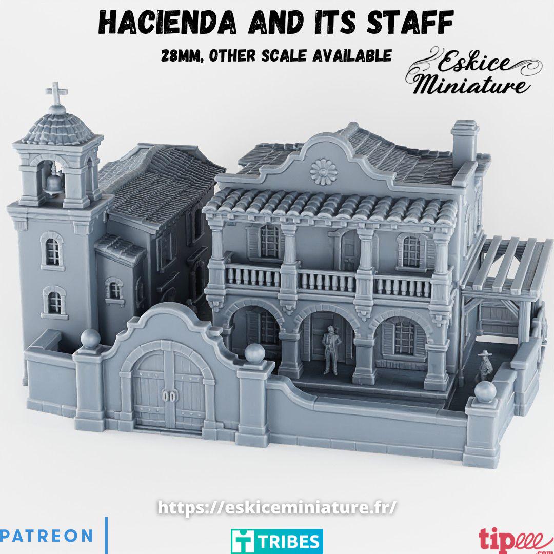Wargaming Terrain Spanish Hacienda Set Various Scales Historical Wargaming
