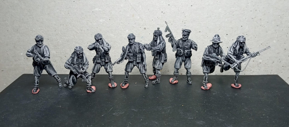 WWII British SAS LRDG Squad (10 models) Various Scales Historical Wargaming