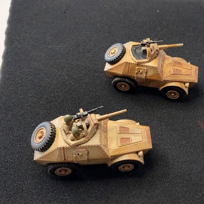 WWII Italian Autocarro Saharino AS37 Modificato Autoblindo TL37 (1 model) Various Scales Historical Wargaming