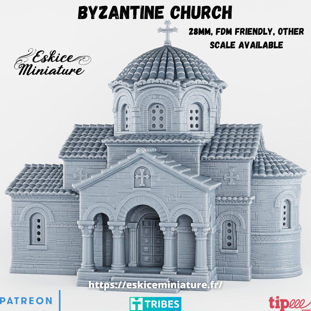 Wargaming Terrain Byzantine Church Various Scales Historical Wargaming