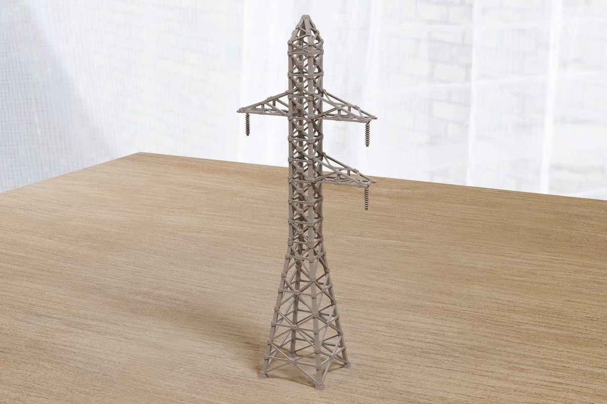 Wargaming Terrain High Voltage Power Line Mast (over 50cm tall in 1/56 scale) Various Scales Historical Wargaming
