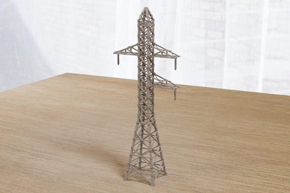 Wargaming Terrain High Voltage Power Line Mast (over 50cm tall in 1/56 scale) Various Scales Historical Wargaming