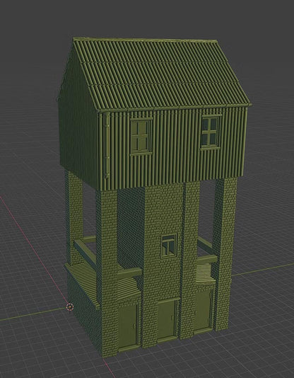 Wargaming Terrain Yaniv Railway Signal Tower Scales Historical Wargaming