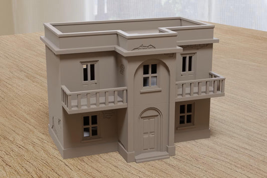 Wargaming Terrain WWII Tobruk Hotel and HQ Various Scales Historical Wargaming