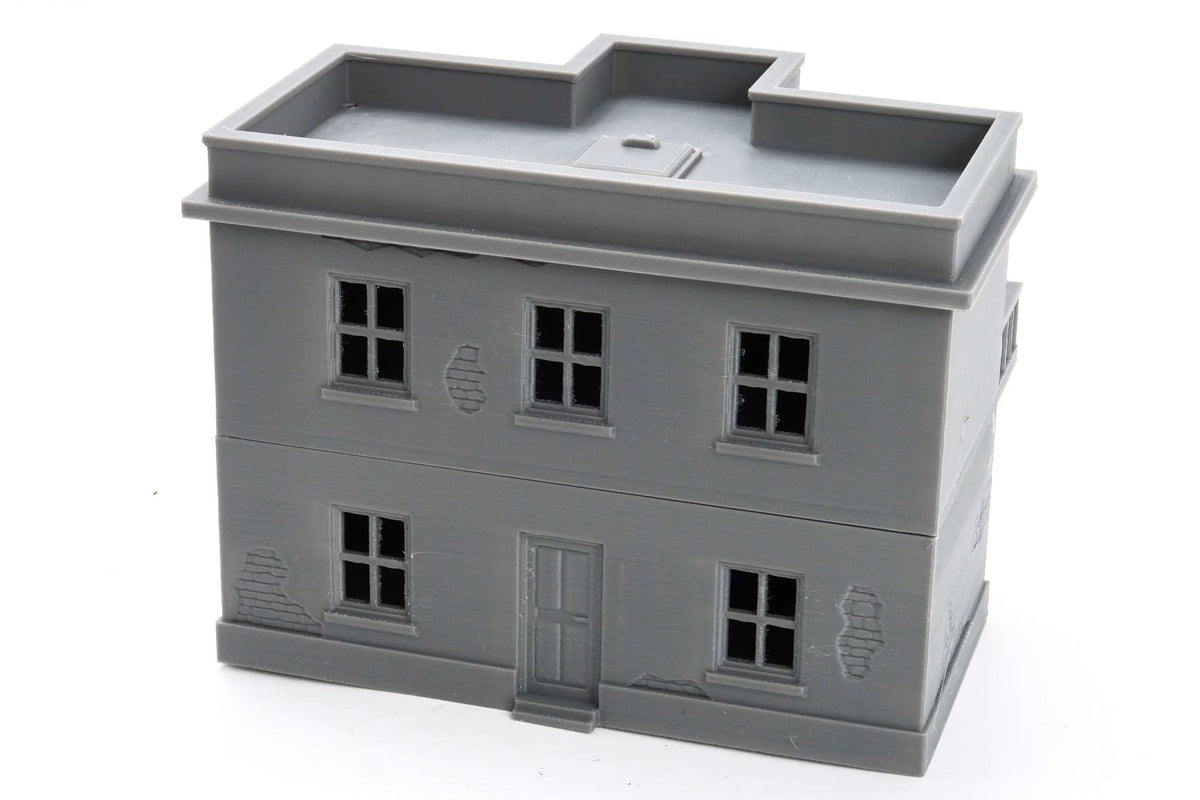 Wargaming Terrain WWII Tobruk Hotel and HQ Various Scales Historical Wargaming