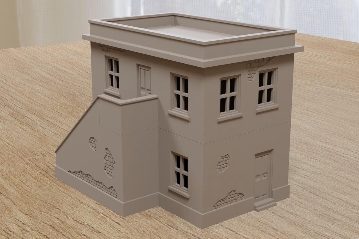 Wargaming Terrain WWII Tobruk Workshop and Residence Various Scales Historical Wargaming