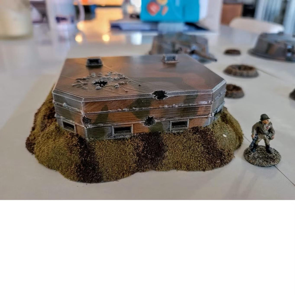 Wargaming Terrain WWII Soviet Fort Maxim Gorky Bunker Set Various Scales Historical Wargaming