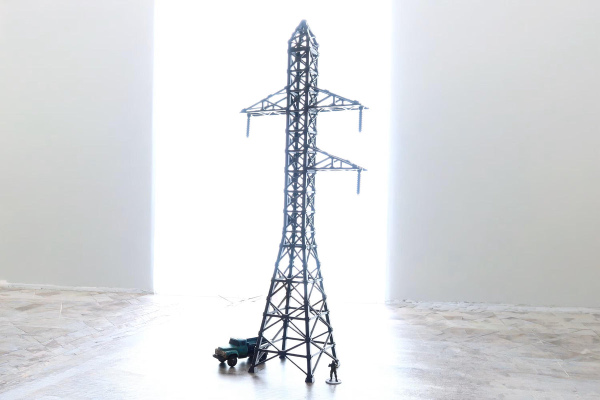 Wargaming Terrain High Voltage Power Line Mast (over 50cm tall in 1/56 scale) Various Scales Historical Wargaming