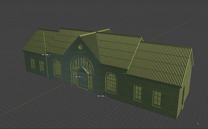 Wargaming Terrain WWII Yaniv Train Station Various Scales Historical Wargaming