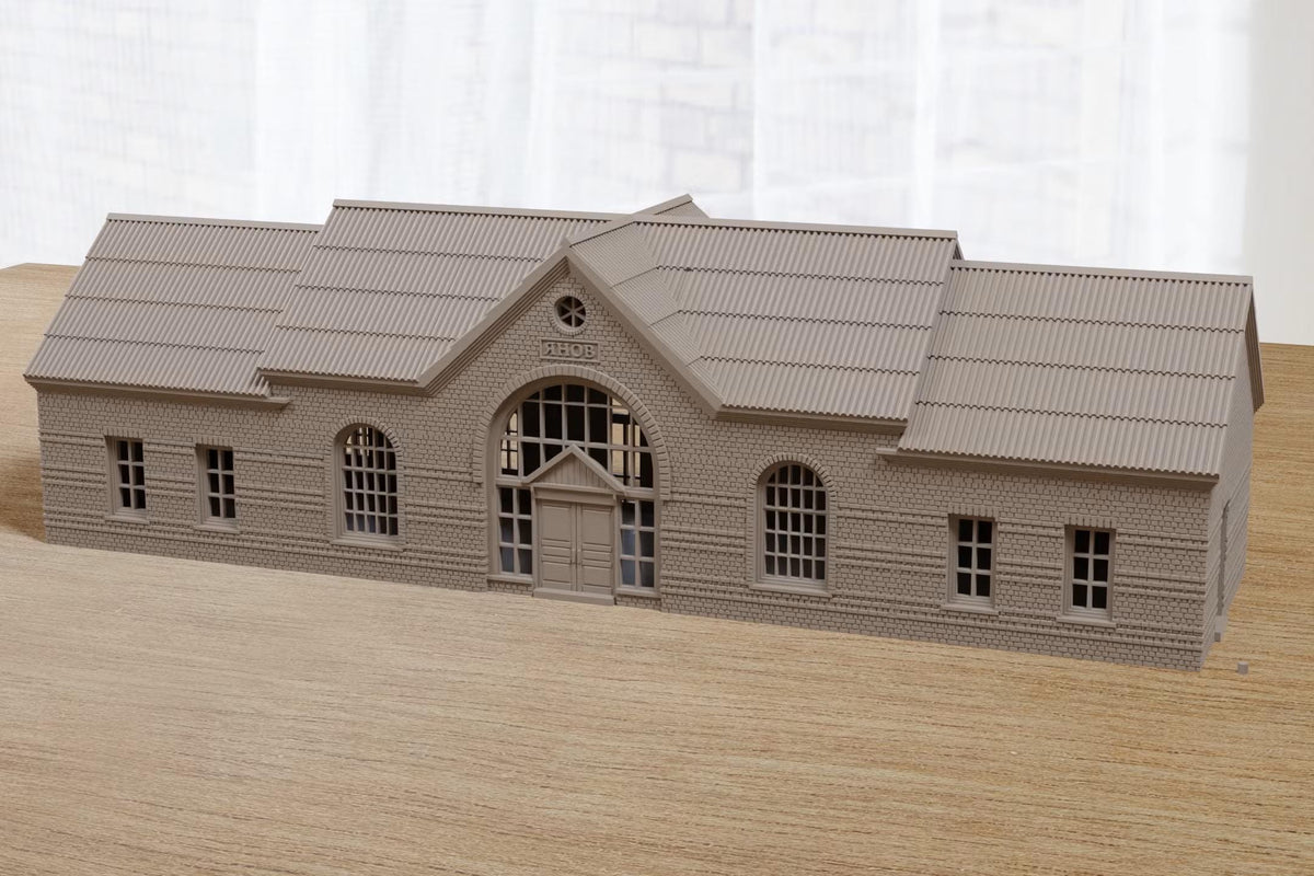 Wargaming Terrain WWII Yaniv Train Station Various Scales Historical Wargaming