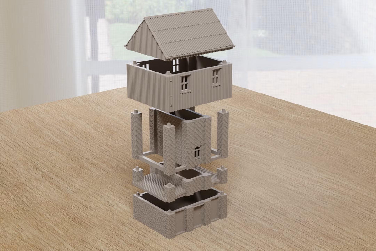 Wargaming Terrain Yaniv Railway Signal Tower Scales Historical Wargaming