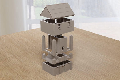 Wargaming Terrain Yaniv Railway Signal Tower Scales Historical Wargaming