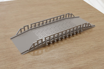 Wargaming Terrain WWII Wooden Bridge Various Scales Historical Wargaming (US tariffs are pre-paid by us)